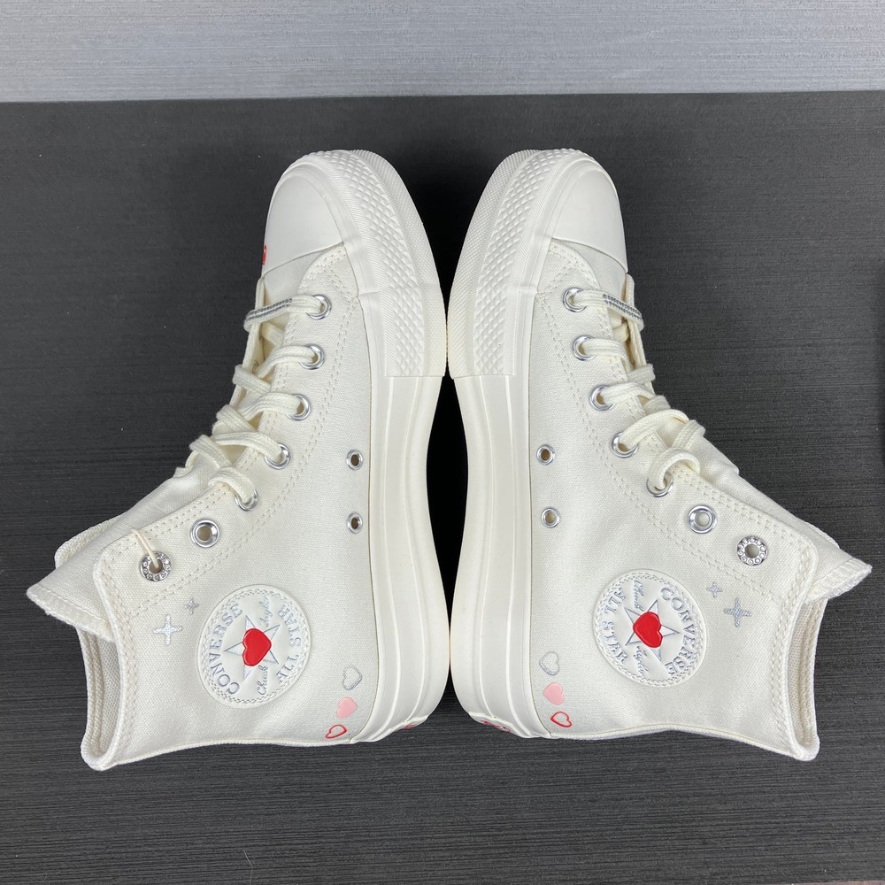 Size 6.5 - Womens Chuck Taylor All Star Lift Platform High 'Y2K Heart' A09114C - Picture 5 of 8